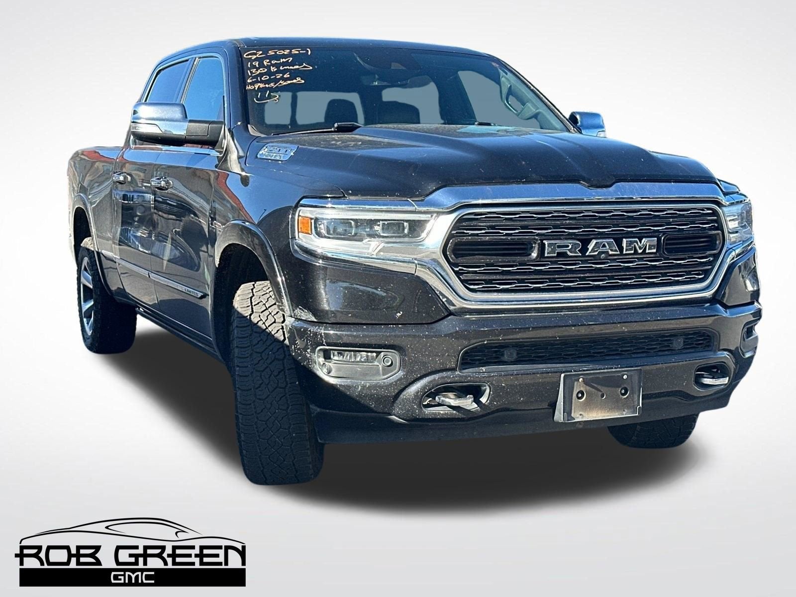 2019 RAM 1500 Limited in Black — front three-quarter view