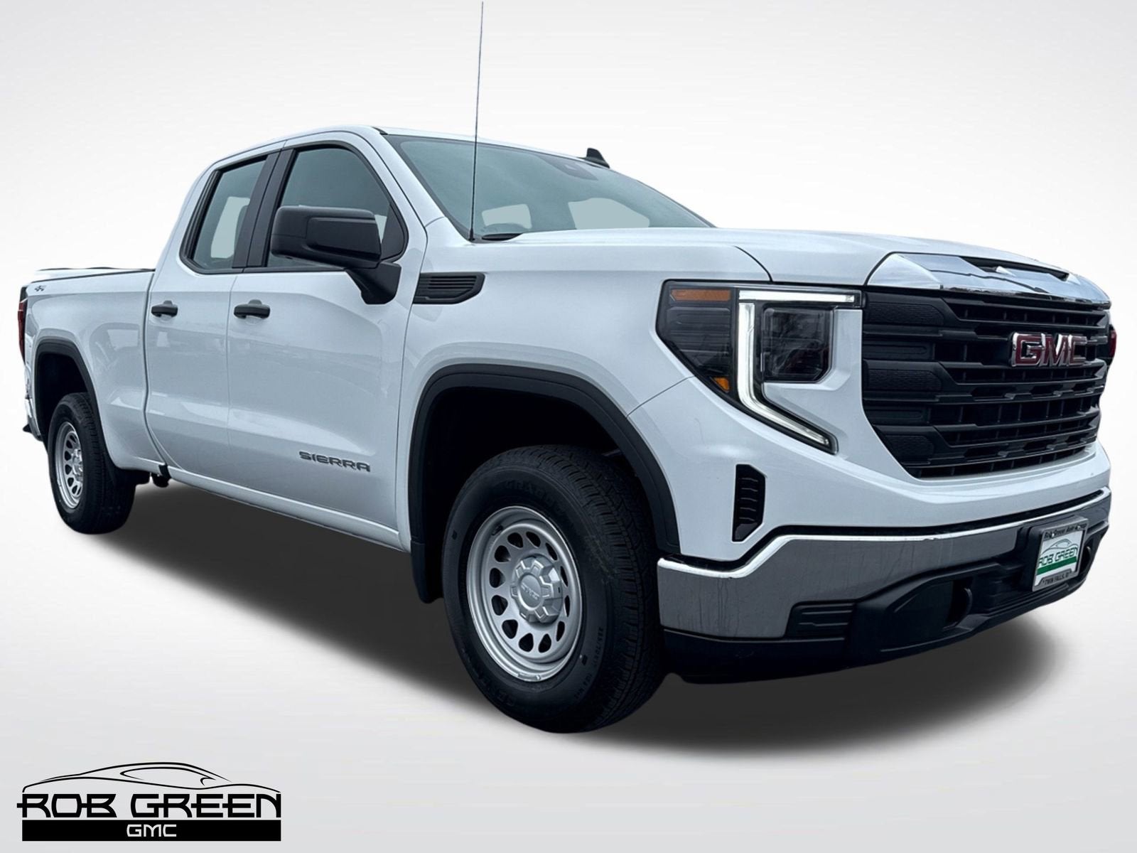 2026 GMC Sierra 1500 Pro in Summit White — front three-quarter view