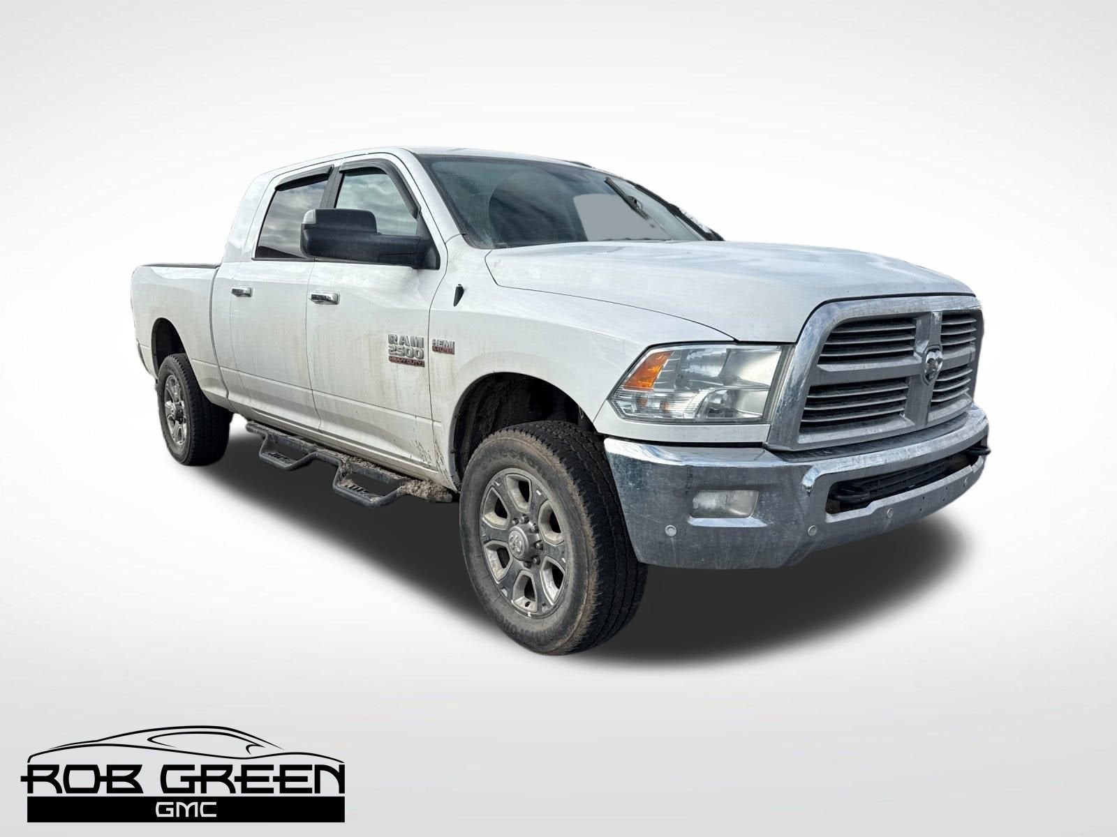 2018 RAM 2500 Big Horn in White — front three-quarter view