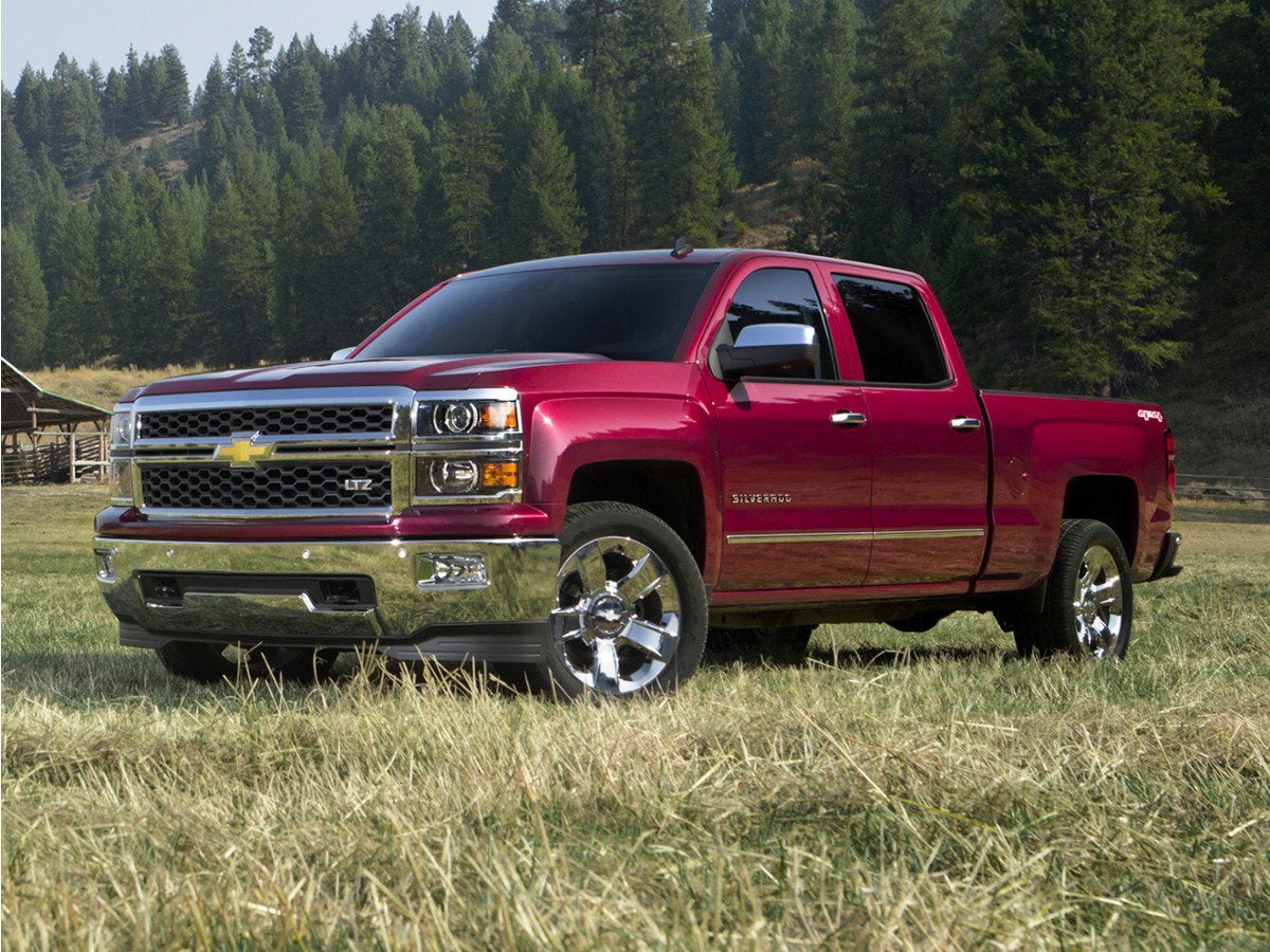 2015 Chevrolet Silverado 1500 LT in Deep Ocean Blue Metallic — front three-quarter view