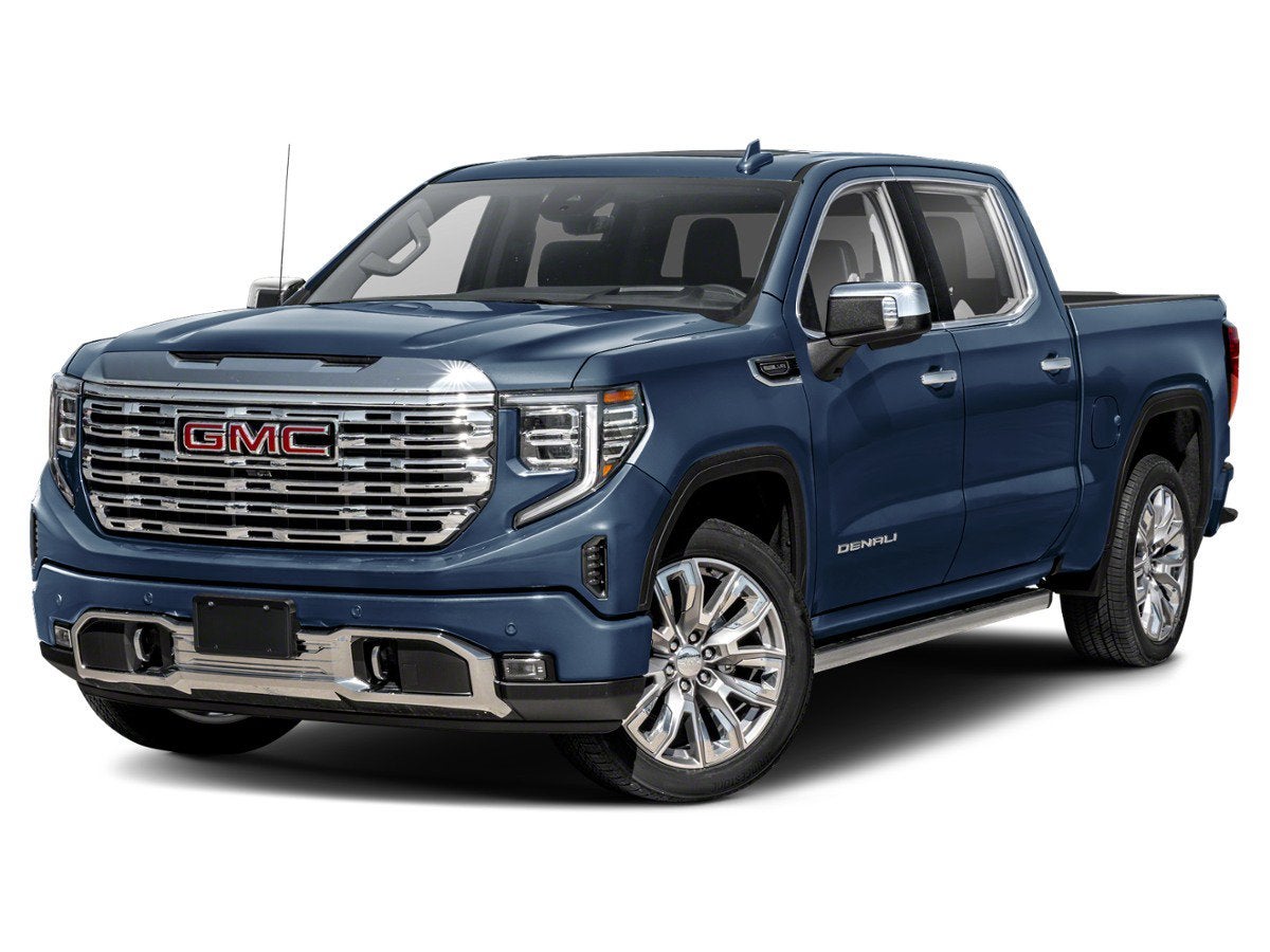 2026 GMC Sierra 1500 Denali in Sterling Metallic — front three-quarter view