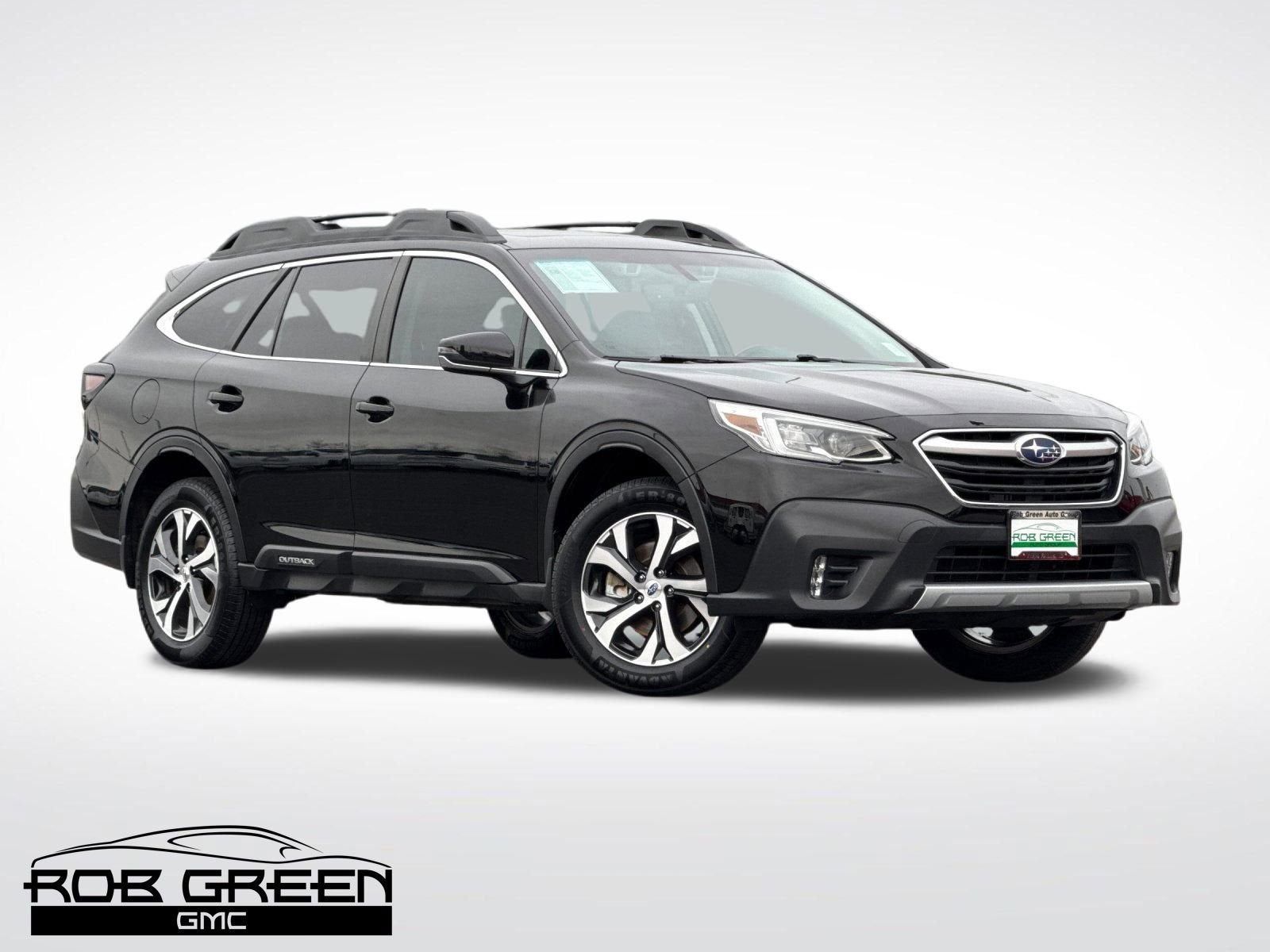 2021 Subaru Outback Limited XT in Gray — front three-quarter view